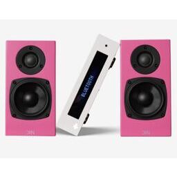 Totem KIN ONE Pink (Paar) + KIN Amp weiss
