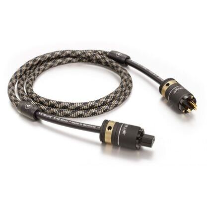 VIABLUE X-40 SIL. PO. * TYP J/IEC C15 / 200 cm Black