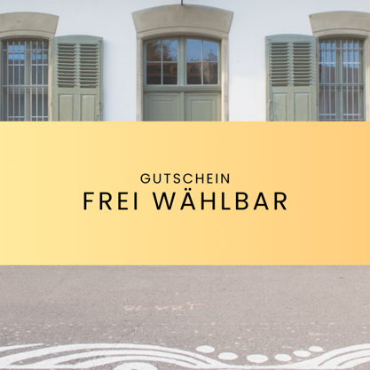 Gutschein (frei wählbarer Betrag)