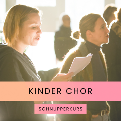 Kinder Chor Schnupperkurs