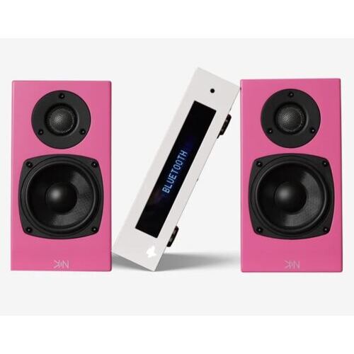 Totem KIN ONE Pink (Paar) + KIN Amp weiss