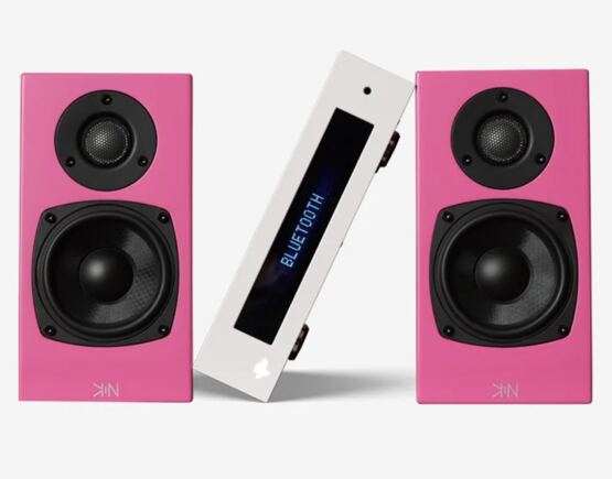 Totem KIN ONE Pink (Paar) + KIN Amp weiss